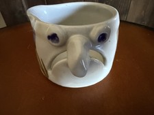 VICKI CONLEY PIONON POTTERY NEW MEXICO UGLY FACE FUNNY FACE EGG SEPARATOR SIGNED