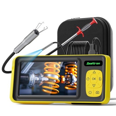 16.5ft Endoscope with Light, 3.9mm Probe, 4.3'' IPS Screen, HD Borescope