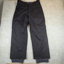 Burton Mens Snowboard Pants Black Size M Waterproof Winter Ski Trousers