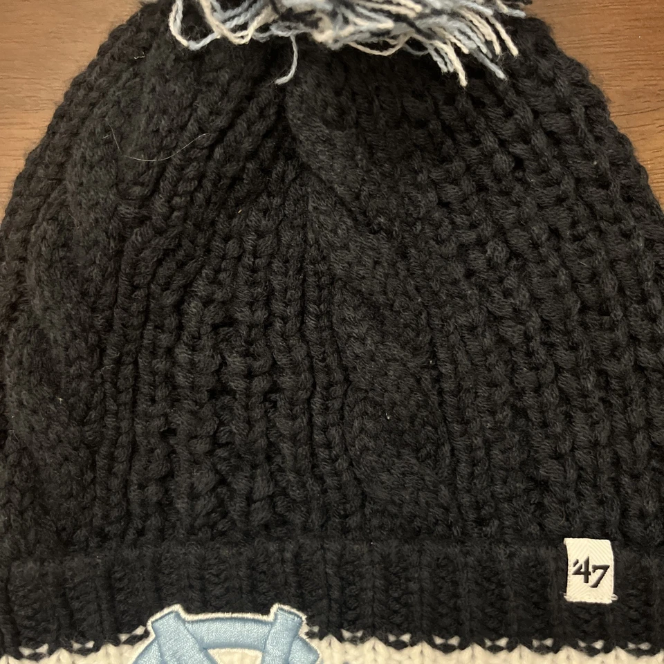 NORTH CAROLINA TAR HEELS 47' brand Women’s Knitted Beanie, One size fits most. - Image 4 of 4