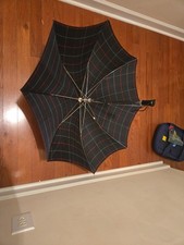 Burberry Umbrella Nova Check Plaid Gingham Classic Unisex Folding Nylon