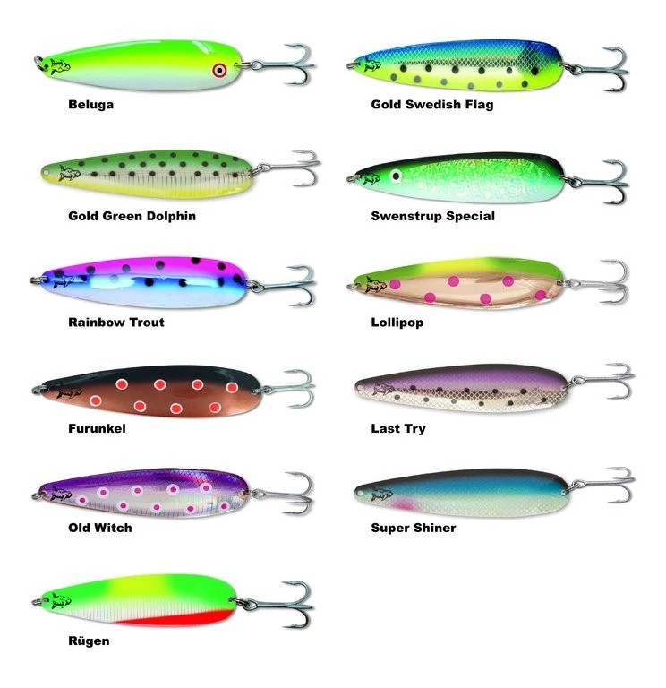 Rhino Trolling Spoons - Trolling-Blinker Schlepplöffel Lachsblinker Mefoblinker - Bild 2 von 2