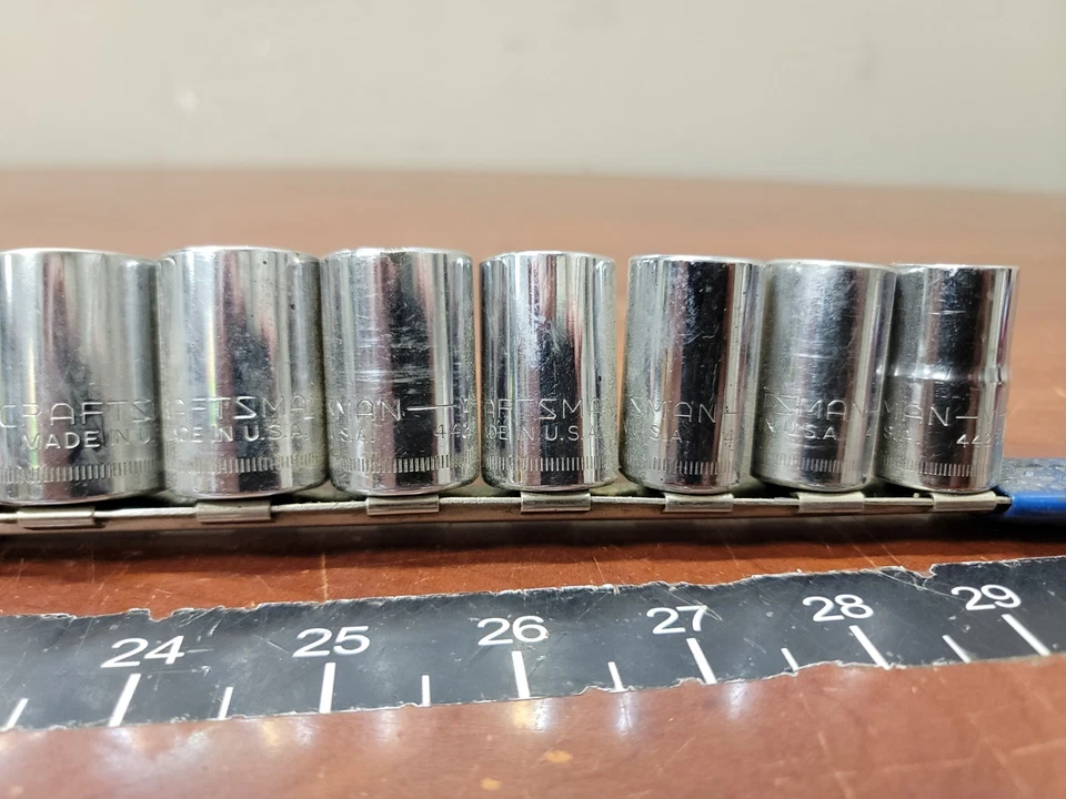 Craftsman Tools Assorted Metric 1/2" Drive 12pt Socket Set - Image 3 of 4