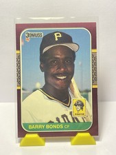 1987 Donruss Opening Day Barry Bonds #163 ROOKIE CARD-Pirates-Giants. rookie card picture