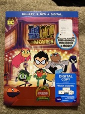 Teen Titans Go To the Movies Blu-ray, 2018 With Slipcover