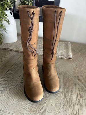 Dublin Tall Brown Leather River Boots.
