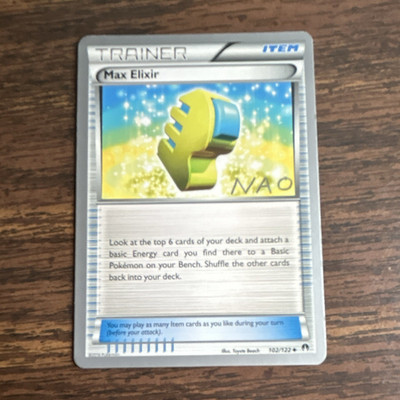 The Pokemon Company Max Elixir 102/122 Breakpoint Reverse Holo ENG