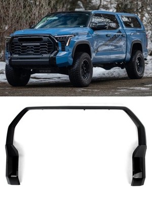 Fit For Toyota Tundra 2022-2024 Front Bumper Grille Trim Molding Gloss Black