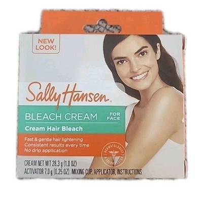 #ad #ad SALLY HANSEN Creme Hair Bleach for Face Cream Hair Lightening Kit Aloe New $13.59