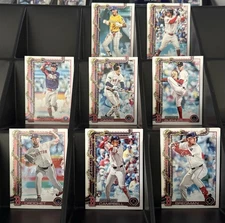2025 Topps Holiday Boston Red Sox Complete Team Set Mayer Campbell RC