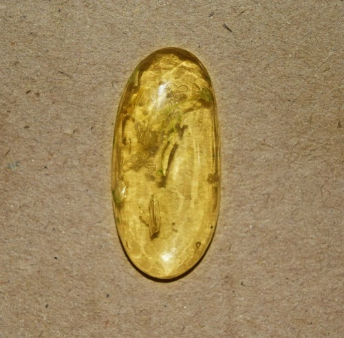 6,70 Cts. Piedra preciosa natural genuina antigua ámbar báltico sin tratar certificada - Imagen 4 de 4