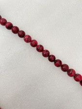 14mm Red Turquoise Gemstone Round Loose Beads 15''
