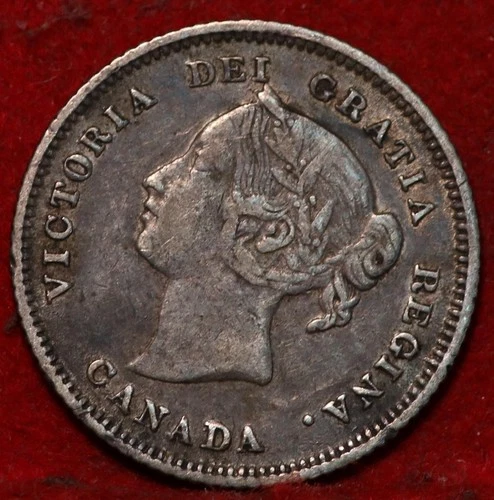 1880 Canada 5 Cents Silver — photo from the most recent tracked eBay sale