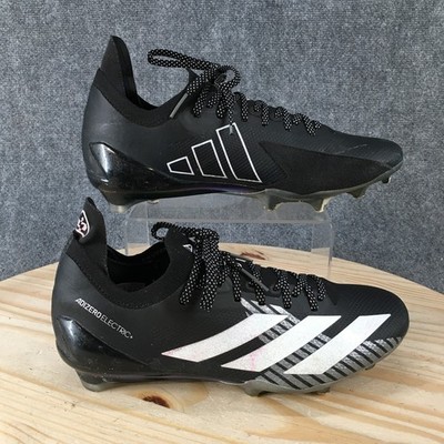 Adidas Adizero Electric Shoes Mens 10 Football Cleats Sneakers Lace Up Black