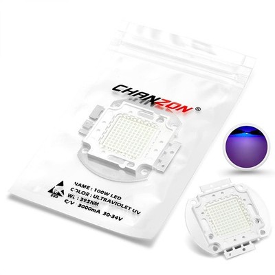 High Power Led Chip 100W Purple Ultraviolet UV 395nm