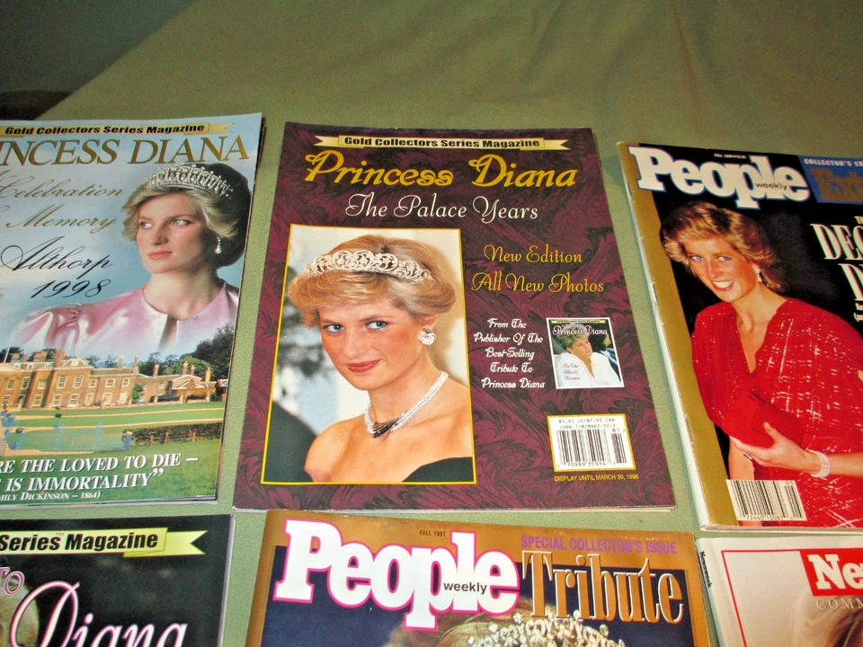 Princess Di Of Wales / Lady Diana / Vintage Royalty Magazines  / Lot of 7 - Image 4 of 4