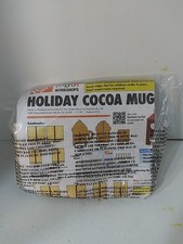Home Depot Kids Workshop Holiday Cocoa Mug Craft Kit with Pin Sealed