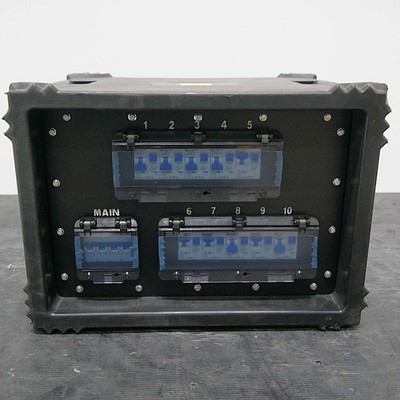 Titan Power 63A 415V 3-Phase Power Distribution Distro Box 10 Ch 16A Outputs 