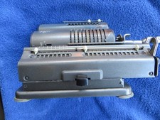 Antike Sprossenrad-Rechenmaschine "Thales Patent" – Vintage-Rechner frühes 20 Jh