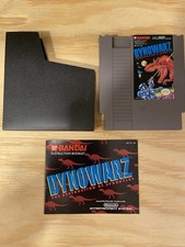 Dynowarz-NES-Cart-Manual & Slipcover-TESTED & WORKS