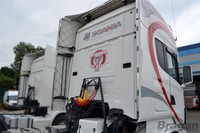 Bragan Perimeter Wind Kit + LED FüR Scania P G R 6 Topline 2009+ Edelstahl