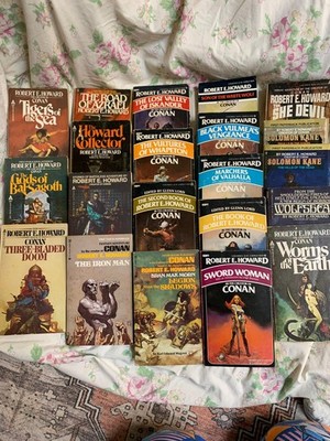 Vintage Lot Robert E. Howard Novels 21 books (Some First Editions)
