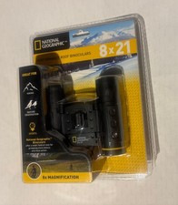 National Geographic - 8x21 Foldable Roof-Prism Binoculars - Black