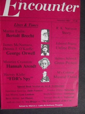 Encounter Magazine Dec 1982 - Current Affairs - George Orwell - Green Protest