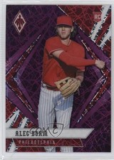 2021 Panini Chronicles Phoenix Purple Velocity Alec Bohm #17 0b3