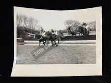 ORIGINAL c1960s ROYAL WINDSOR STEEPLECHASE JOCKEY HORSE RACING SPORT PRESS PHOTO