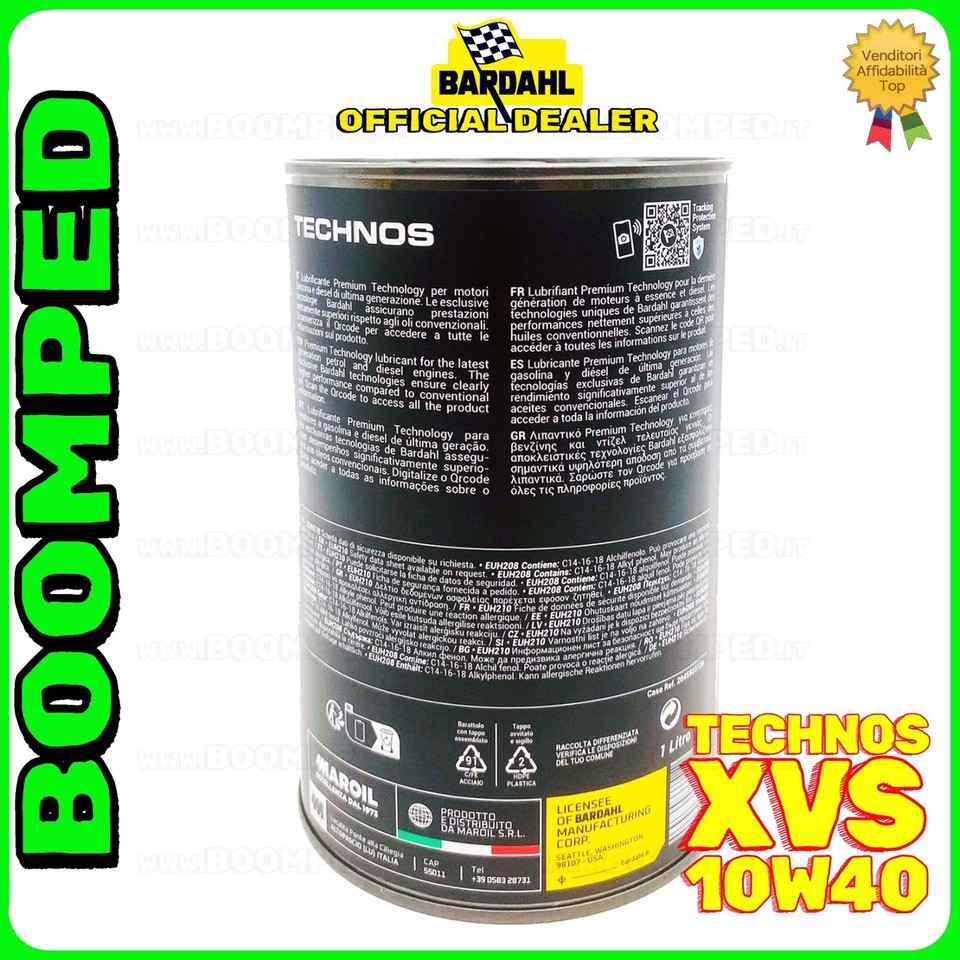 1 LITRO BARDAHL TECHNOS XVS C3 5W40 OLIO MOTORE AUTO - Foto 6