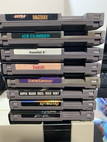 Lot Console Nintendo NES avec Zapper, 8 jeux - Testée / Fonctionne - Photo 3/11