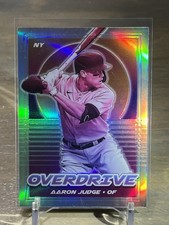2021 Panini Chronicles Overdrive Aaron Judge Silver Holo Prizm #18 NY Yankees