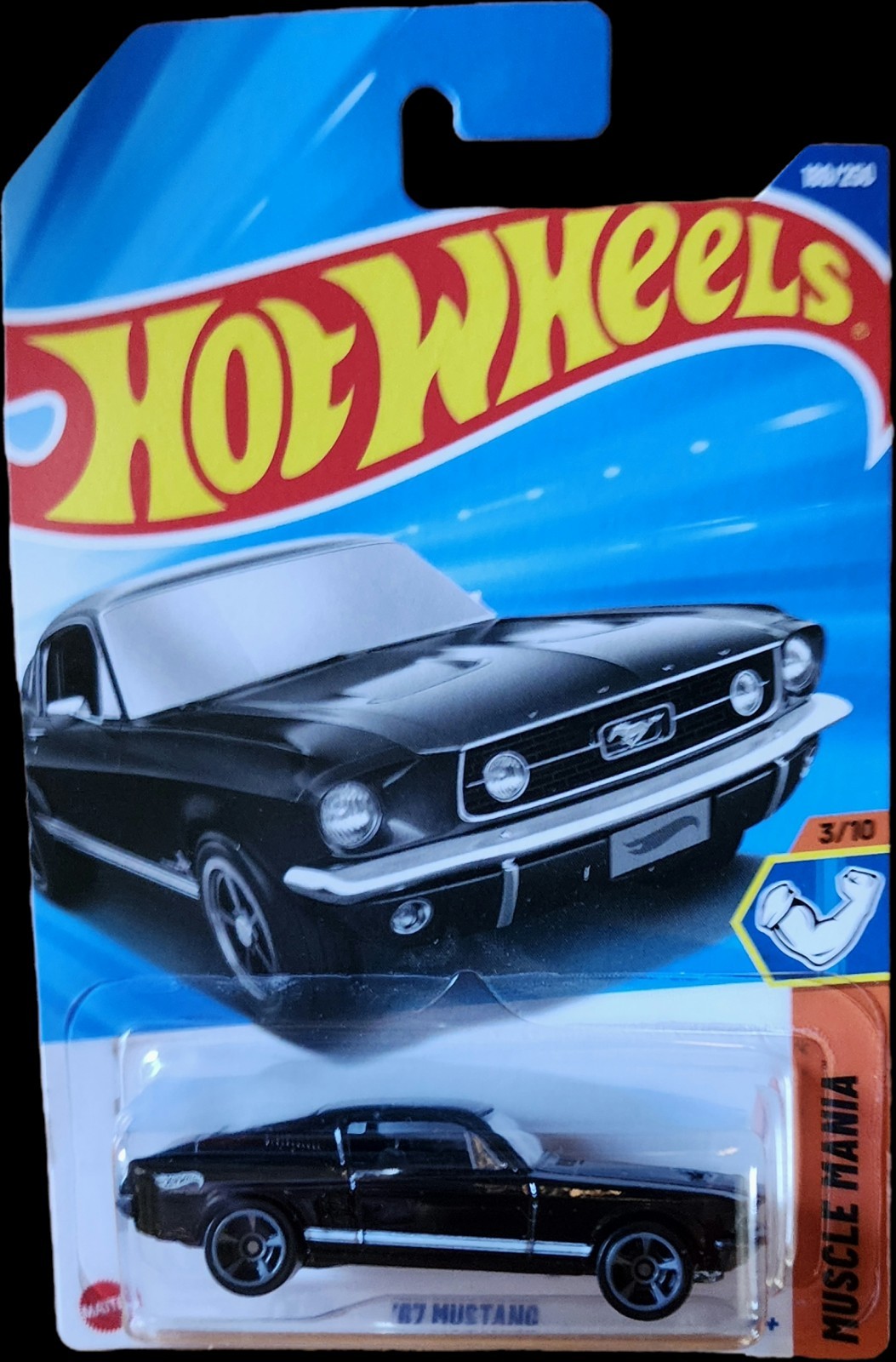 '67 Mustang 189/250 Hot Wheels 2025 HW Muscle Mania 3/10 JBB13 black