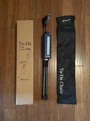 STEP2GOLD Ta-Da Chair Series 2 Pro   Portable Walking Stick w/ Seat & Phone Hold
