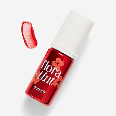 Benefit Floratint Red Lip & Cheek Tint, Liquid Gloss, Long Lasting 0.4 fl oz