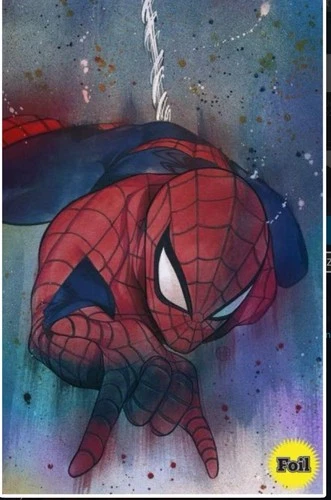 AMAZING SPIDER-MAN #1 PEACH MOMOKO SDCC FOIL VIRGIN LTD 1000 Copies