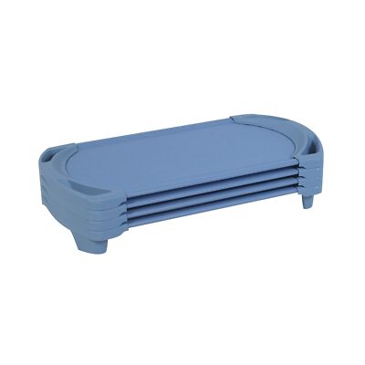 Children's Factory, AFB5736AWW, Angeles SpaceLine Toddler Cots, Set-4, Wedgew...