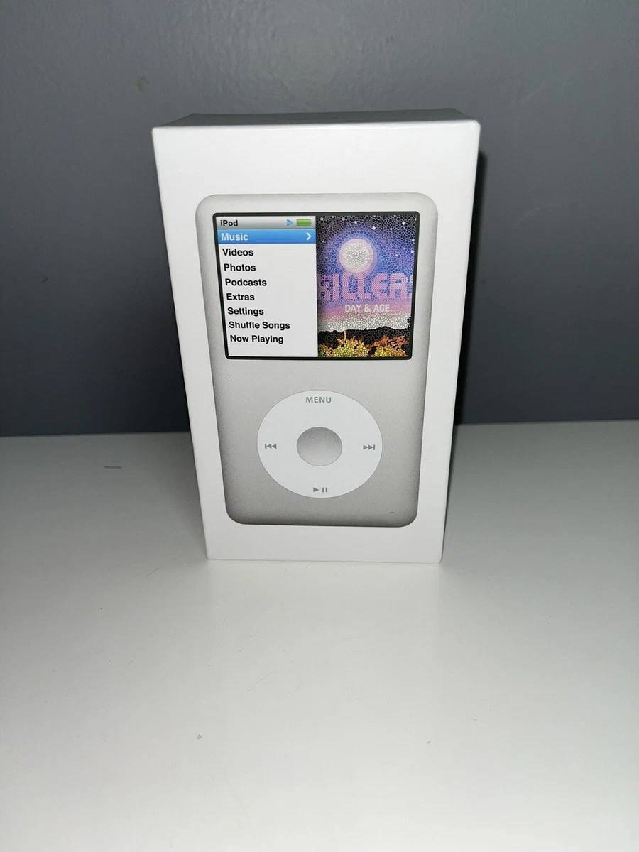 Apple iPod Classic 7th Gen 160 GB Model A1238 Silver MP3 Player
