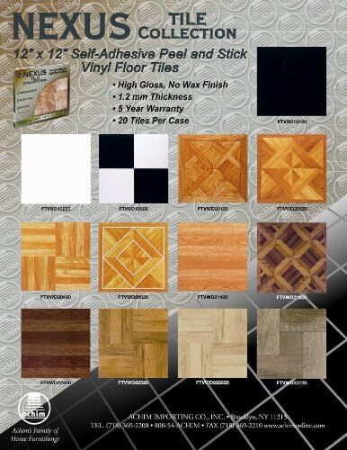 Vinyl Floor Tiles 12" x 12" Peel & Stick Marble Black with White Vein 20-Pack - Picture 2 of 7