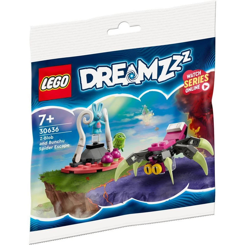 LEGO DREAMZZZ Z-Blob and Bunchu Spider Escape 30636 Polybag Set (44 Pieces)