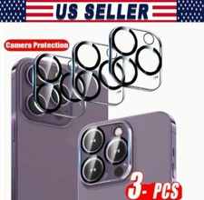 3x For iPhone 15 14 13 12 11 Pro Max Tempered Glass Camera Lens Cover Protector