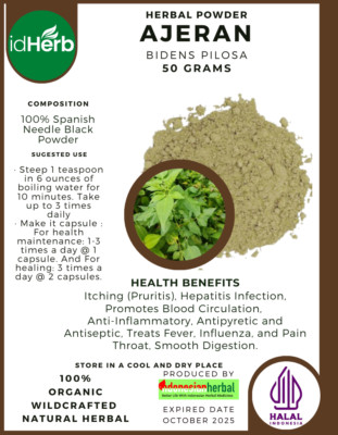 [idHerb] POWDER Ajeran Bidens Pillosa Natural Organic Herbal Herbs