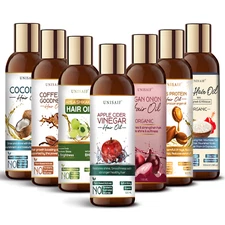 Unisaif Organic Oil for Hair Growth Oil 100% Pure For Dry & Damage Hairs