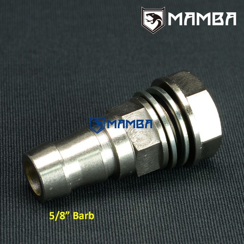 DIY turbo oil pan return drain barb adapter fitting 5/8" (OD 17mm) no welding - Picture 3 of 5