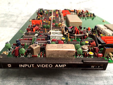 SONY BVT-2000 TIME BASE CORRECTOR CIRCUIT BOARD 13 INPUT VIDEO AMP  IV-1  13