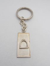 Bracket: 925 Silver Keychain - Riding - Horse - Horseback Riding - Riding