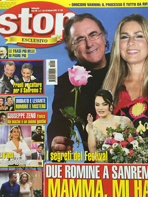 Stop 2020 4.Romina Jr Carrisi-Al Bano,Giuseppe Zeno,Valerio Scanu,Ingrid Bergman