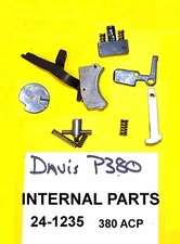 DAVIS P380 INTERNAL PARTS CAM, MAGAZINE CATCH BUFFER, TRIGGER, SAFETY,  24-1235