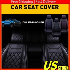 Leather Car Seat Cover For Chevy Silverado Gmc Sierra 2007-2023 25003500 1500hd